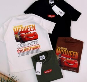 Camiseta infantil oversized